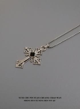 洛丽塔朋克哥特复古十字架项链