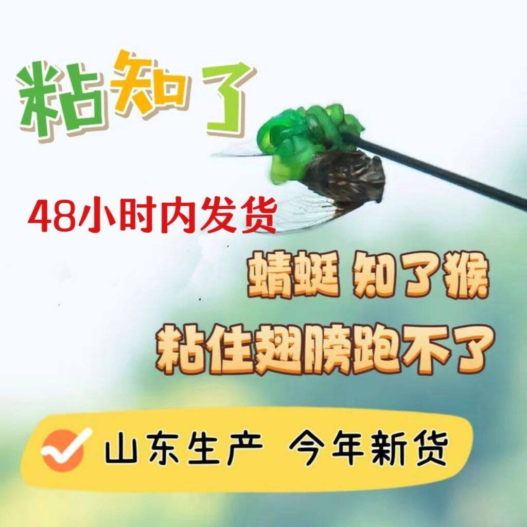 粘知了小手捕蝉工具粘抓工具小玩具小绿手捉蝉神器手掌圆球送网兜