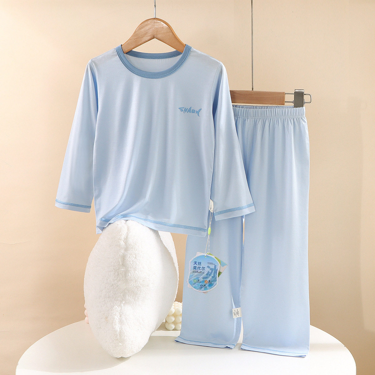 儿童莫代尔长袖家居服202