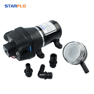 12V24V微型高压房车游艇RV淡水隔膜泵自吸增压泵自吸喷雾抽水泵