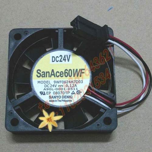 原装日本三洋 9WF0624H7D03 A90L-0001-0511 发那科机床散热风扇