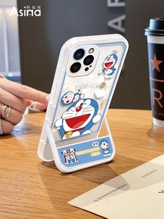 a30防摔a32女款 s22可爱a03透明a14新款 a54卡通a72 手机壳s20fe隐形支架s21ultra 暴富发财猫适用三星note10