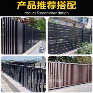 上海铁艺铝艺大门别墅门庭院门双开门铝合金电动大门平移门花园门