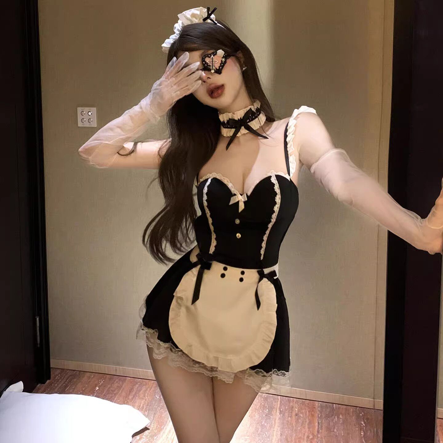 小野猫制服诱.惑套装cosplay猫咪兔女郎cos服装女.仆装萌系纯欲