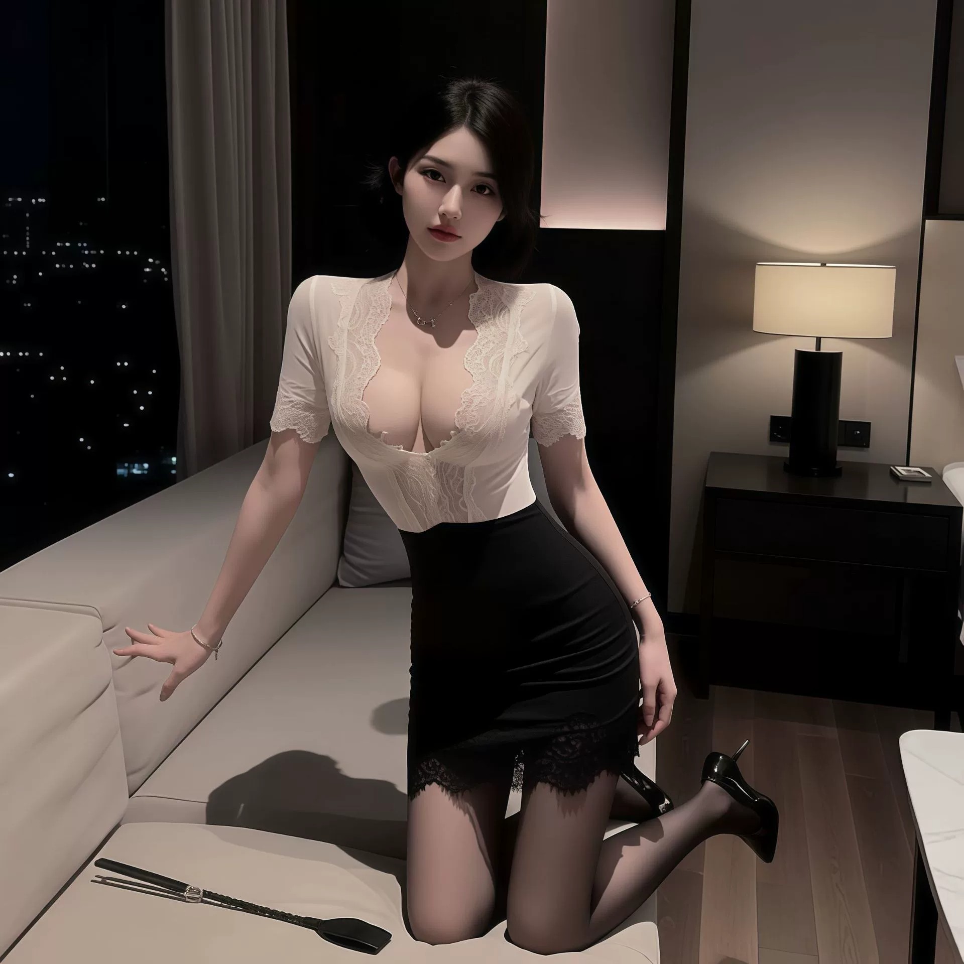 情qu内衣趣禁欲系性感cos秘书制服qq衣物大尺度情侣房事战斗服装