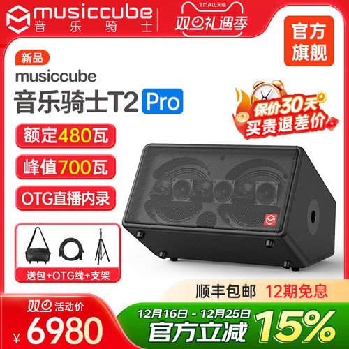 音乐骑士T2pro480W额定功率