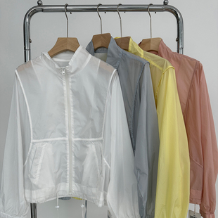 新款 防晒衣夏季 防晒服女短外套1BLAM5B5071A 25SS立领短款 右设