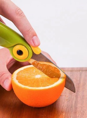 迷你不锈钢水果刀小鸟折叠刀瓜果刀削皮可以带上折刀家用便携果刀