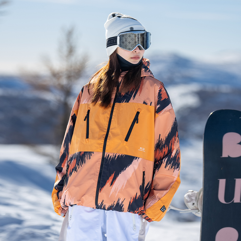 NOWINSNOW单板滑雪背带裤女