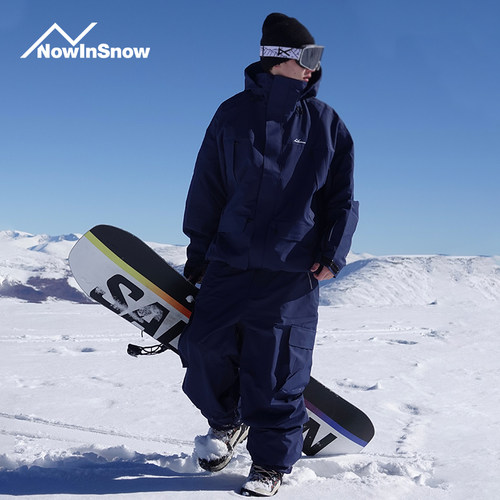 nis滑雪服套装男女同款