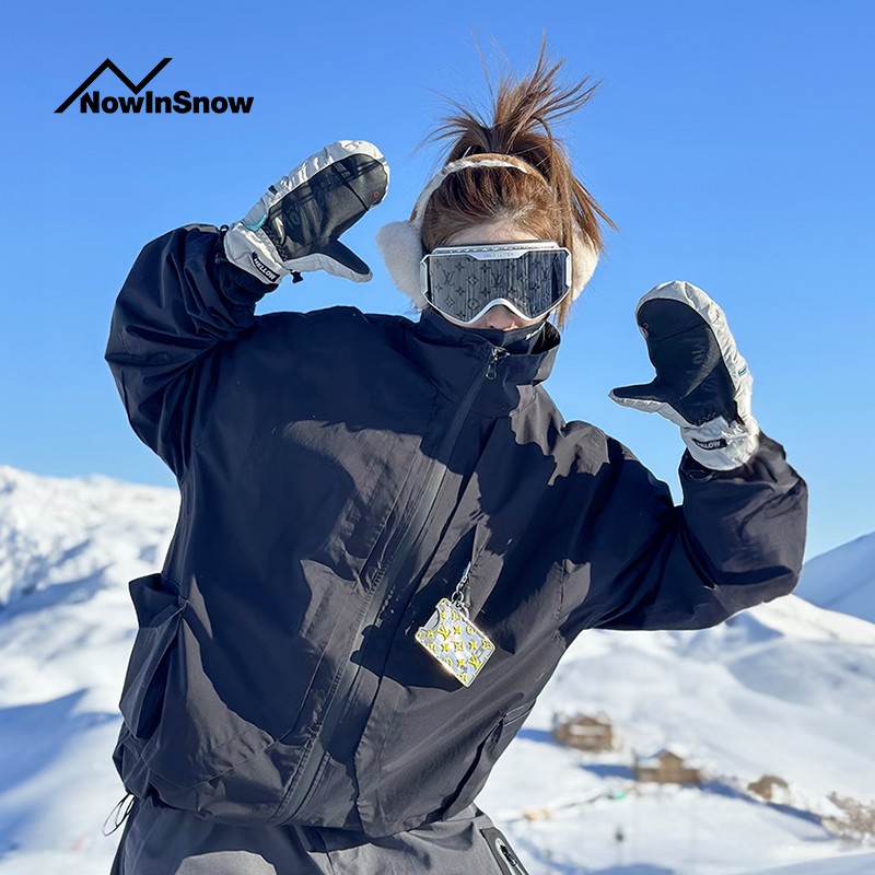 nis雪现单板滑雪服女套装