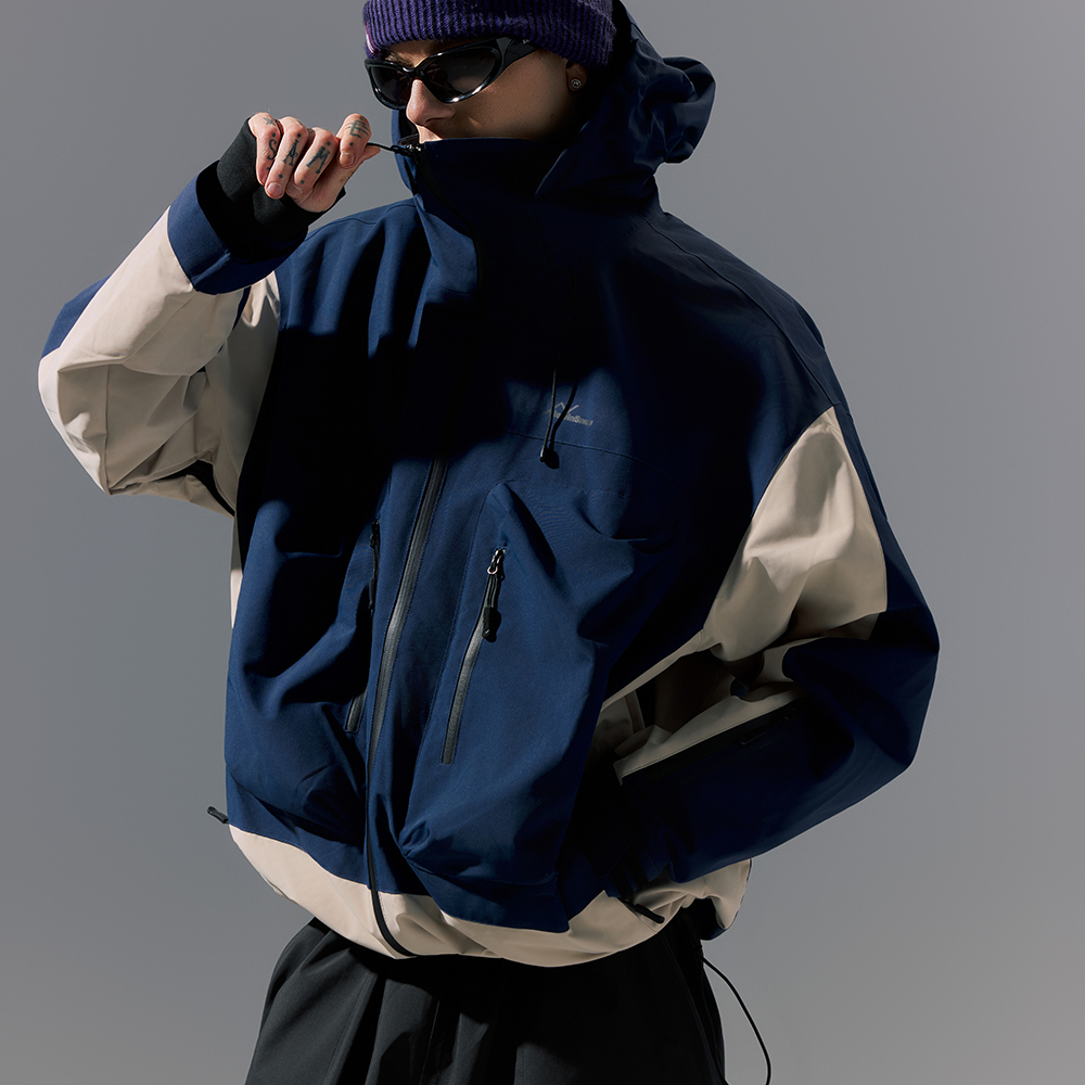 夹棉保暖防风防水滑雪服