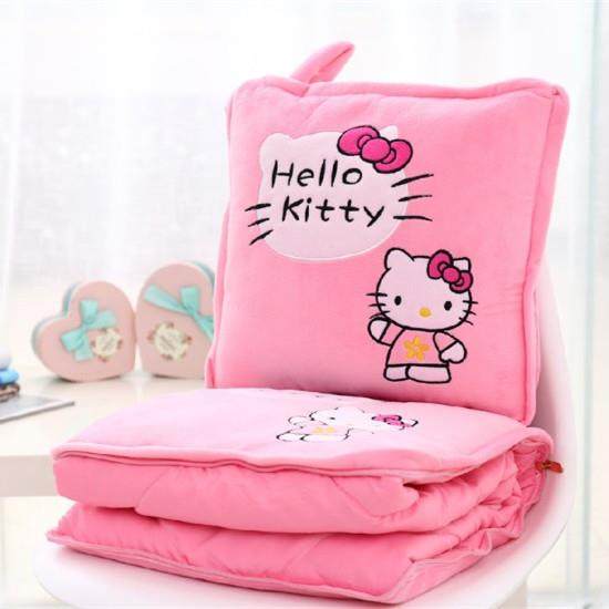 抱枕被子两用办公室多功能夏凉被折叠枕头被汽车靠垫靠枕空调被