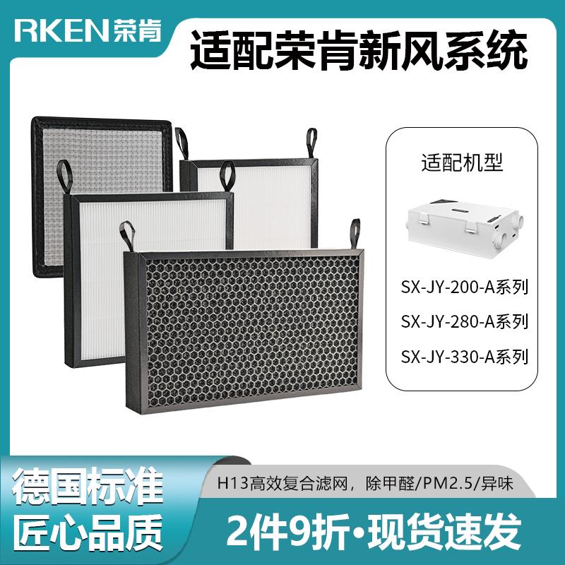 德国荣肯新风滤网荣肯过滤网新风系统A型H型原装滤芯专用高效过滤