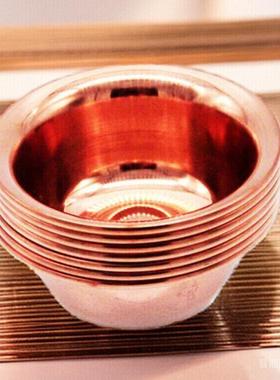 藏密坊 红铜紫铜供水碗七个一套供佛水碗供水杯佛堂桌面摆件八供