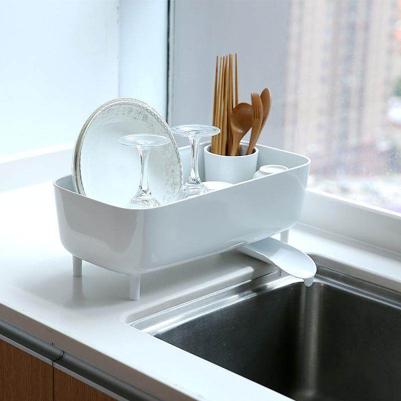 厨房台面碗碟沥水篮水槽置物架收纳架塑料餐具洗碗架沥水篮滤水架