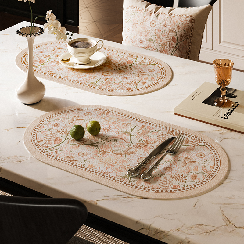 法式复古餐垫餐桌隔热垫