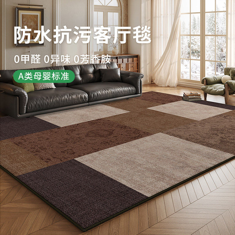 地毯客厅2026新款免打理卧室地垫家用免洗可擦沙发轻奢高级感地毯