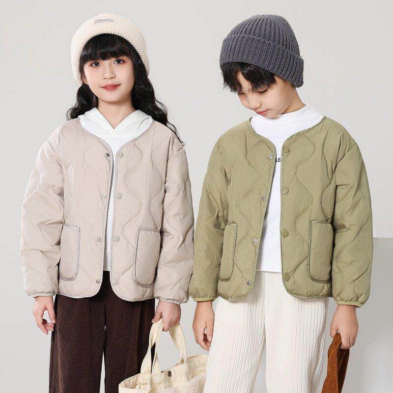 儿童羽绒服内胆轻薄款校服神器男童女童中大童秋冬季加厚保暖外套