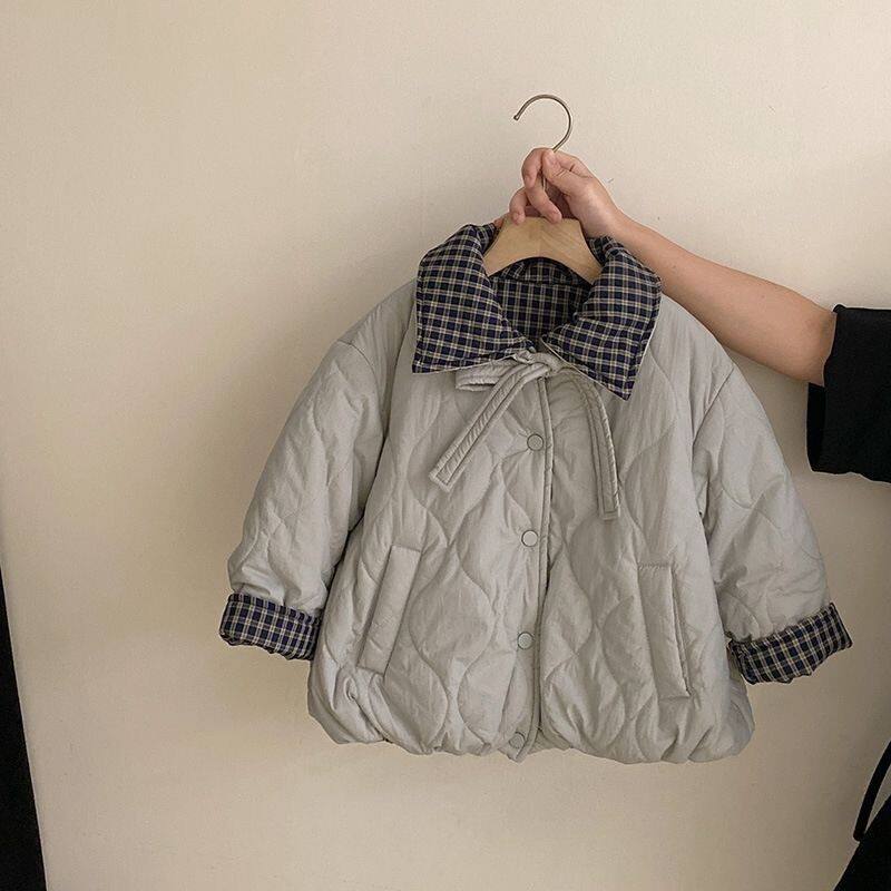 女童保暖加厚棉服2026新