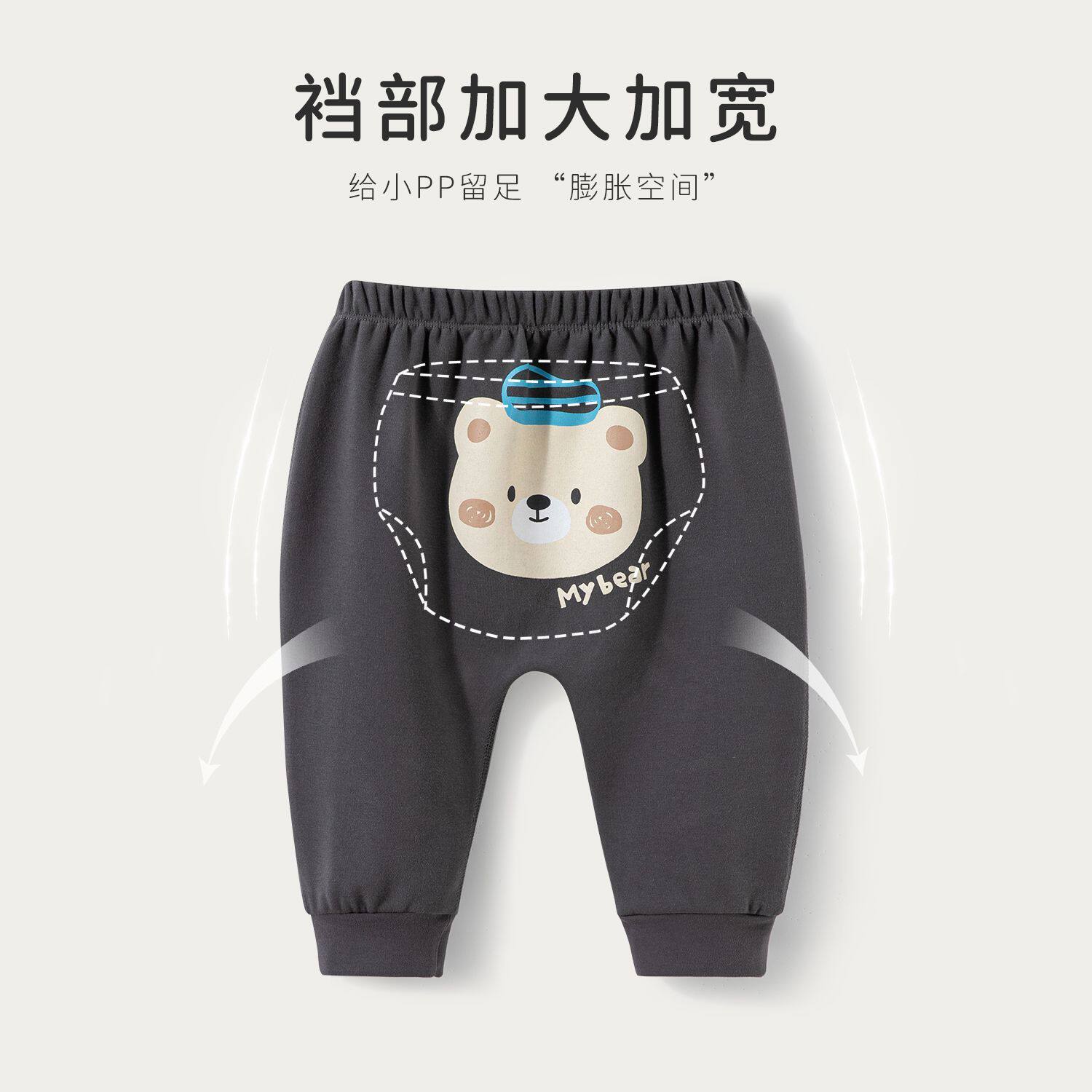 男宝宝大屁屁裤秋季外穿