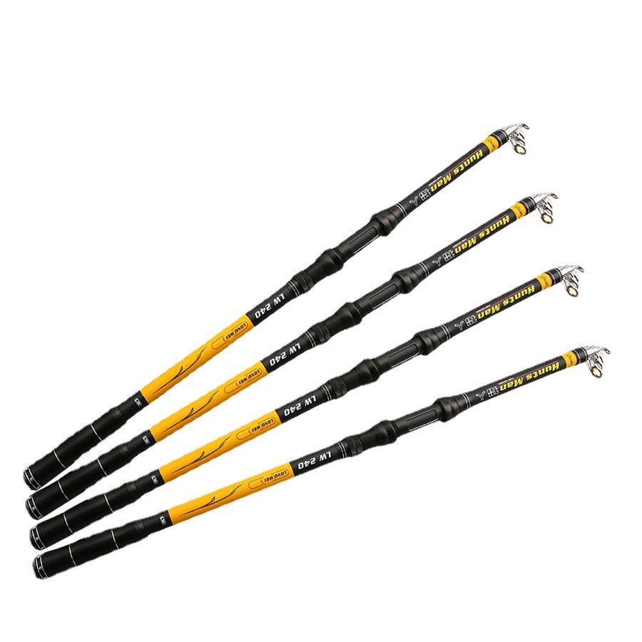 猎人海竿6层金属轮做超硬渔具垂钓用品2.1-3.6鱼竿