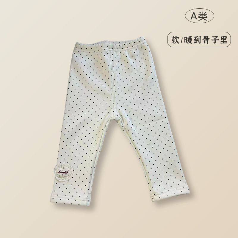 婴幼儿秋冬加绒打底裤女