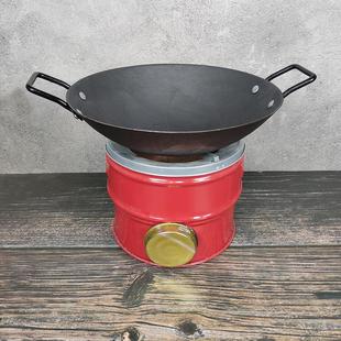 蜂窝煤炉子家用老式取暖煤炭烤火炉煤球炉两节三节做饭蒸煮卤摆摊