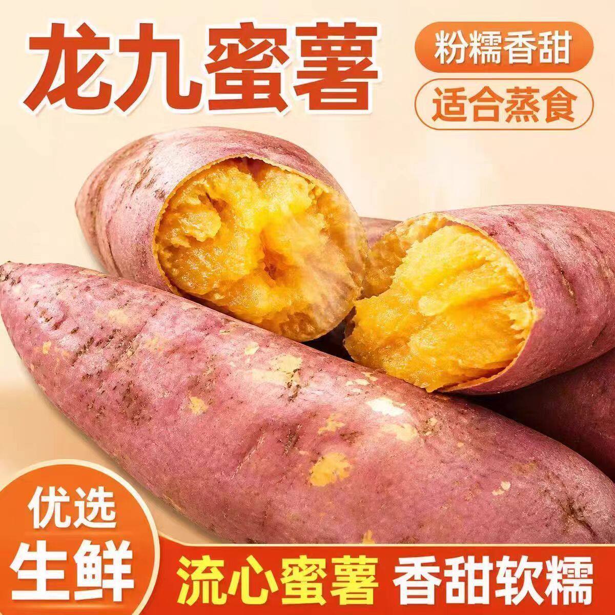 现挖龙九蜜薯香甜新鲜5/9斤包邮