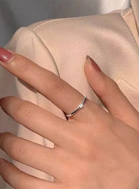 女小清新小钻设计感戒指