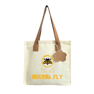 重庆狼队战队服FLY妖刀同款王者KPL帆布包袋手提学生书包单肩背包
