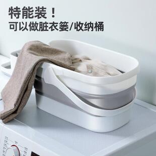 可折叠拖把桶长方形拖地家用洗拖把盆拖布桶洗衣塑料加厚折叠水桶