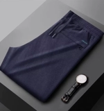 Мужские демисезонные утепленные спортивные штаны для отдыха, большой размер, свободный прямой крой