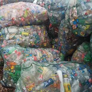 收废品站装塑料瓶网袋装矿泉水瓶网袋专用空饮料瓶子收纳打包袋