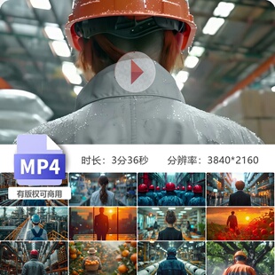 高清各行各业辛勤劳动工人背影逆行者团队建设奋斗身姿公视频素材