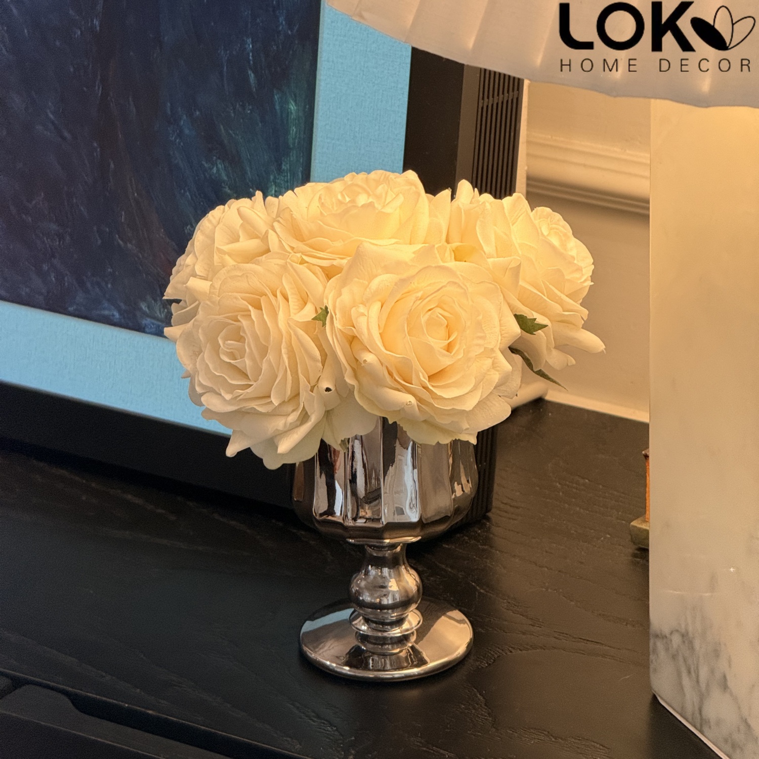 仿真花香薰法式高级感手感玫瑰花假花餐桌家居客厅装饰摆件卧室