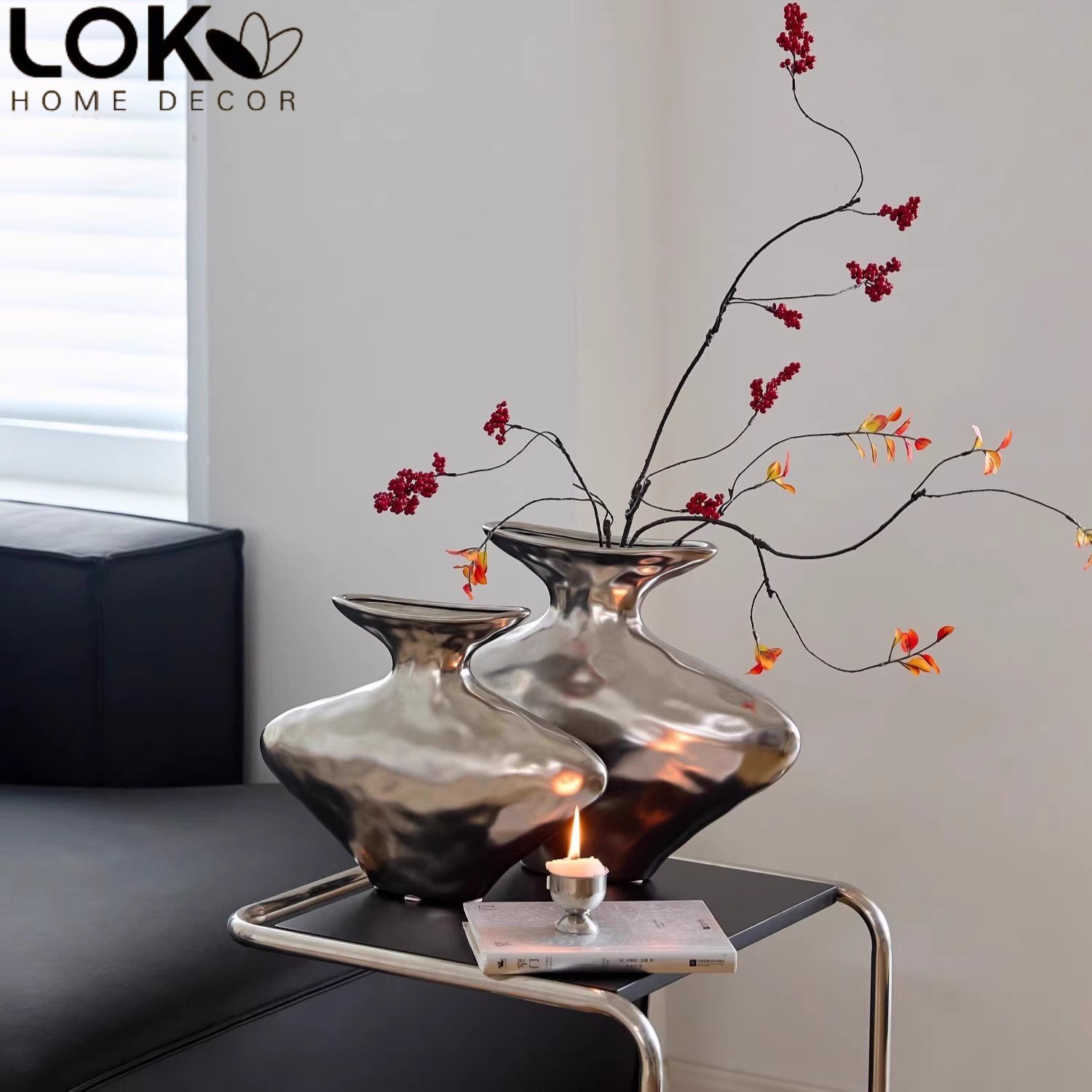 陶瓷花瓶侘寂风复古水培高级轻奢鲜花插花干花家居客厅桌面摆件,家居饰品,花瓶,淘宝优惠券,粉丝福利购,淘宝优惠卷