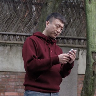 仓石一树潮牌本命年红色连帽卫衣男士秋冬加绒孙红雷同款长袖衣服