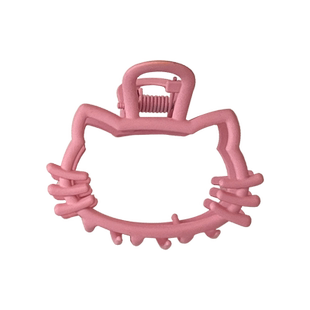 可爱卡通hellokitty少女心粉色金属抓夹高颜值发夹后脑勺鲨鱼夹