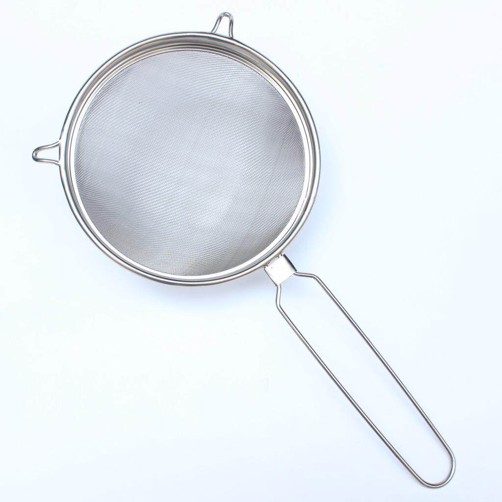 商用不锈钢漏勺超密过滤网厨房洗网油隔去油脂面粉筛宽边油格包邮