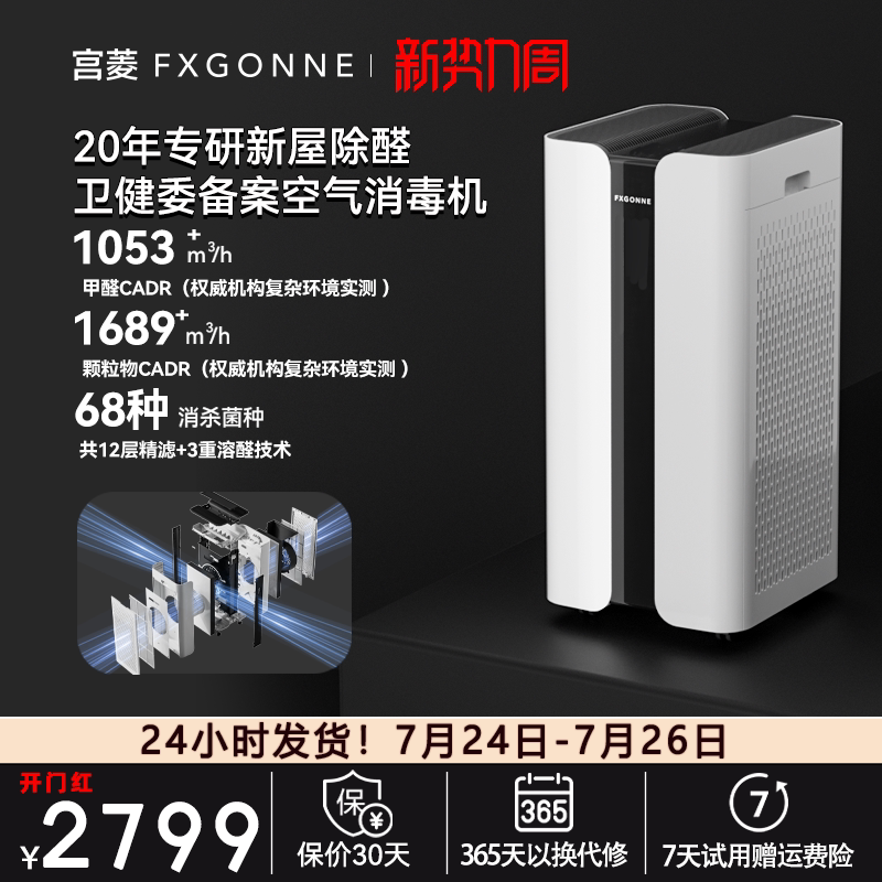 医护级发烧性能空气消毒机