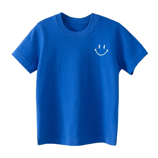 刺绣纯棉T恤男女童宽松小男孩子帅气5小学生10初中生12-15岁短袖