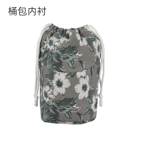 Obasketbag拉绳印花帆布内衬