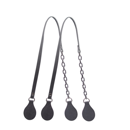 时尚obag单肩铝链皮革长提手肩带