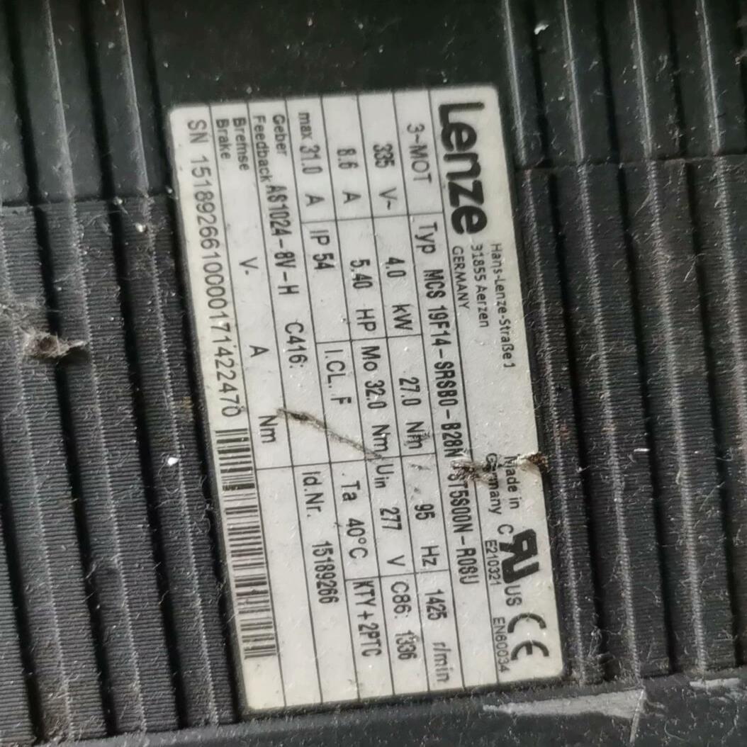 伦茨电机MCS 19F14-SR SB0-B28N不