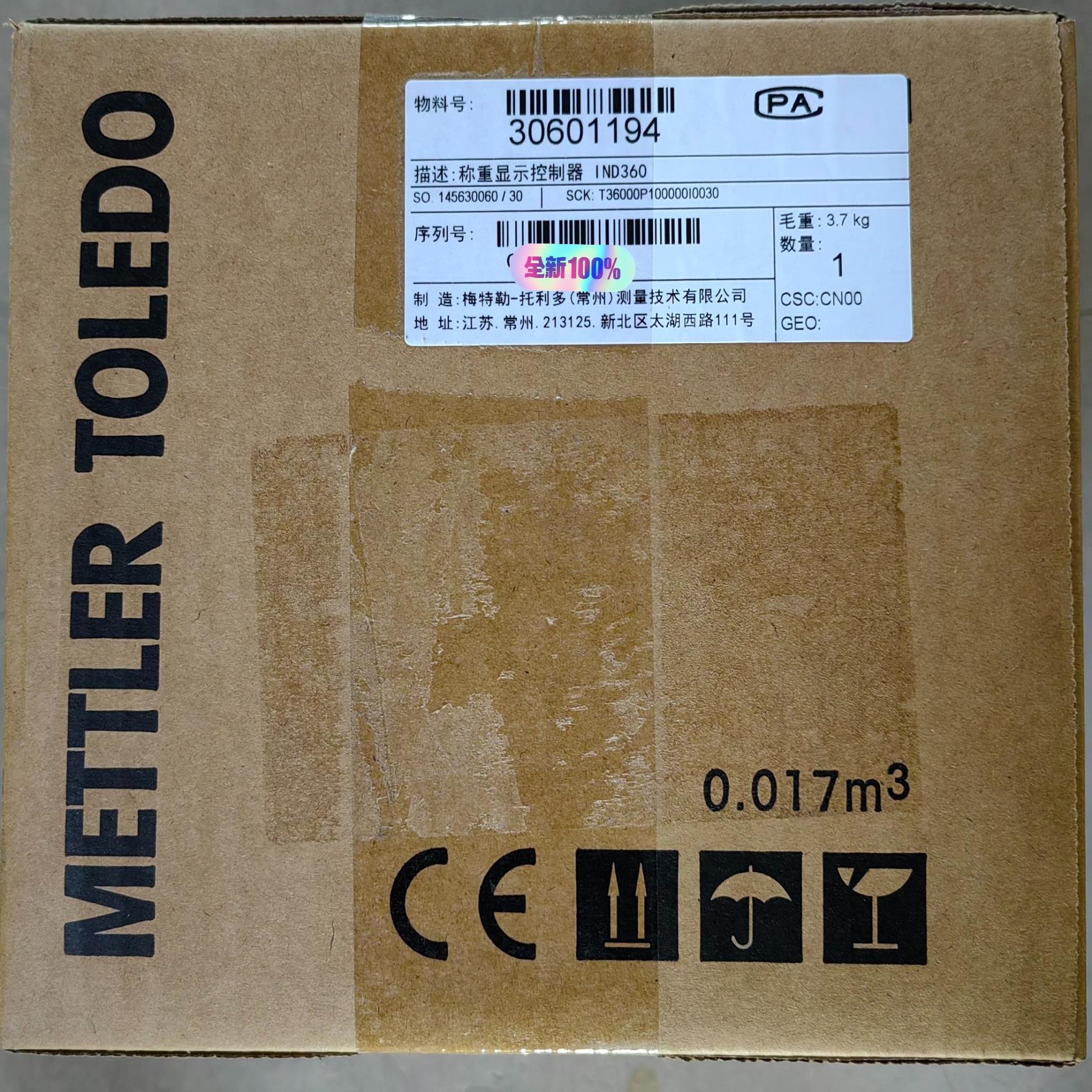 梅特勒称重显示控制器 IND360全新原装 多台，需要联系。