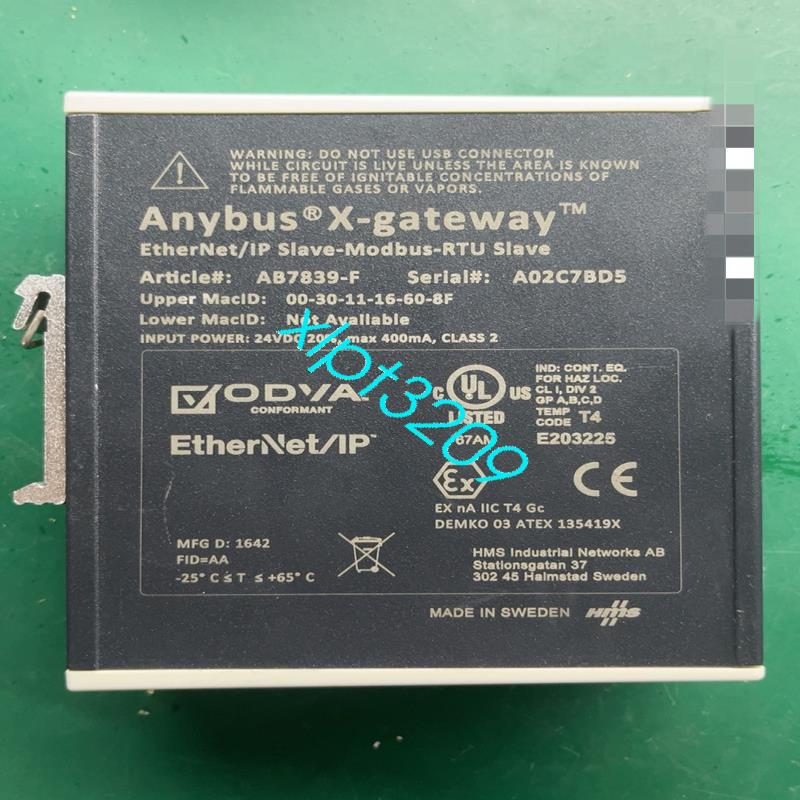 原装供应AB7839-F Anybus Gateway 模块