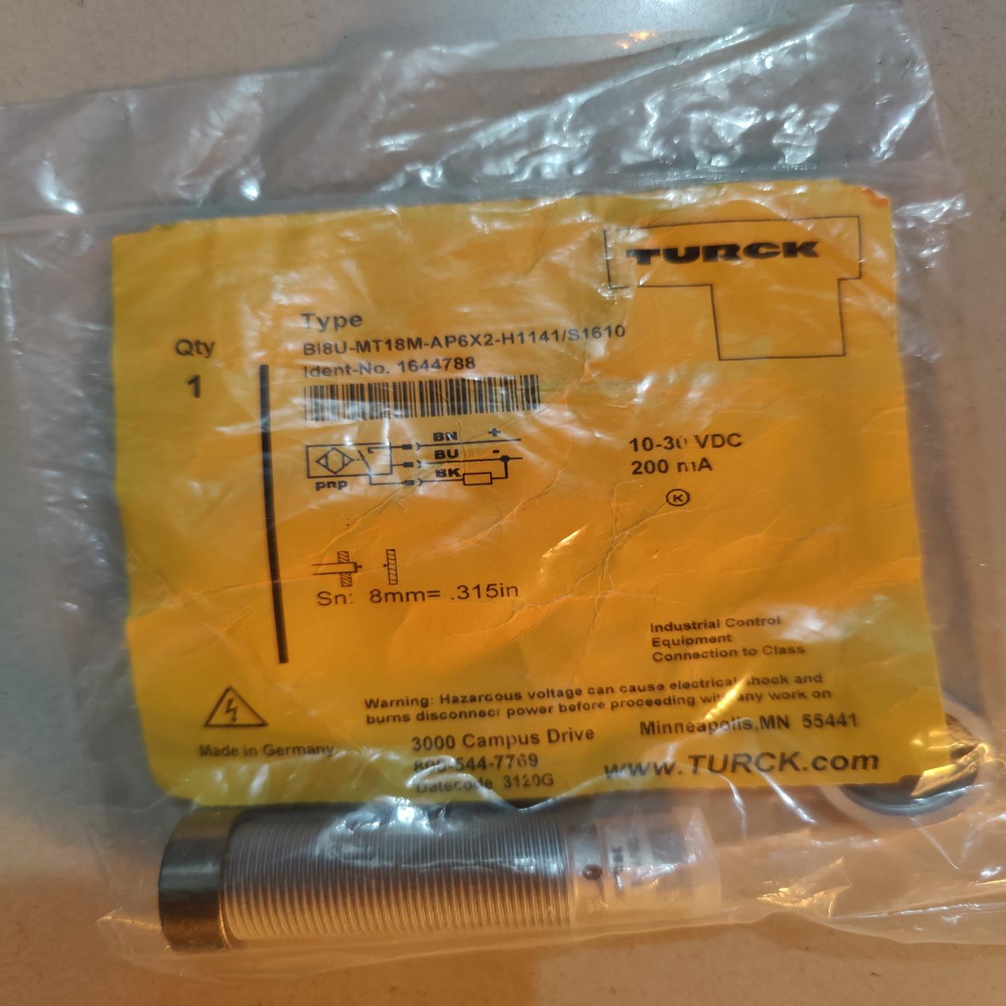 图尔克 全新原装 Bi8U-MT18M-AP6X2-H114