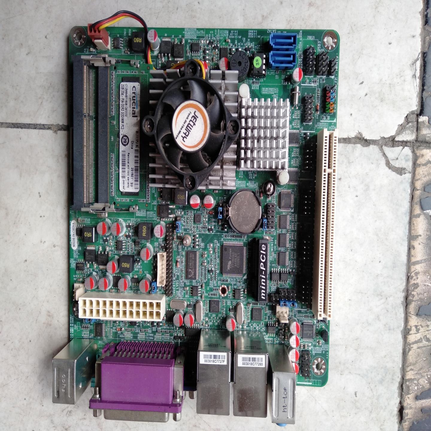 双网卡工业工控机主板  NC9MGL-525  银机主板。