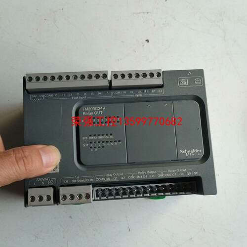 【荣强工控】施耐德PLC-TM200C24R ，实物图，功能测试完好，包